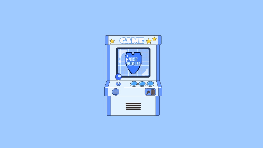 【透過アニメ素材】アーケードゲーム1(無料版あり)