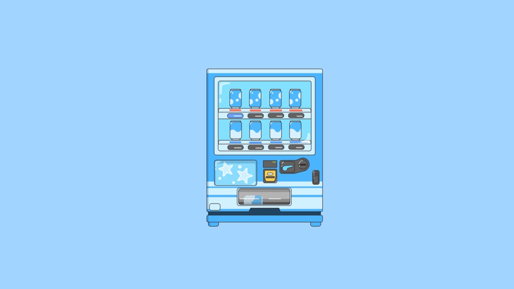 【透過アニメ素材】自販機1(お試し版あり)