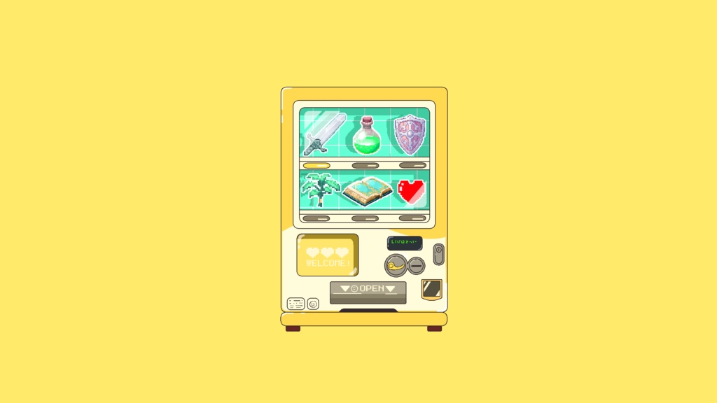 【透過アニメ素材】自販機2(お試し版あり)
