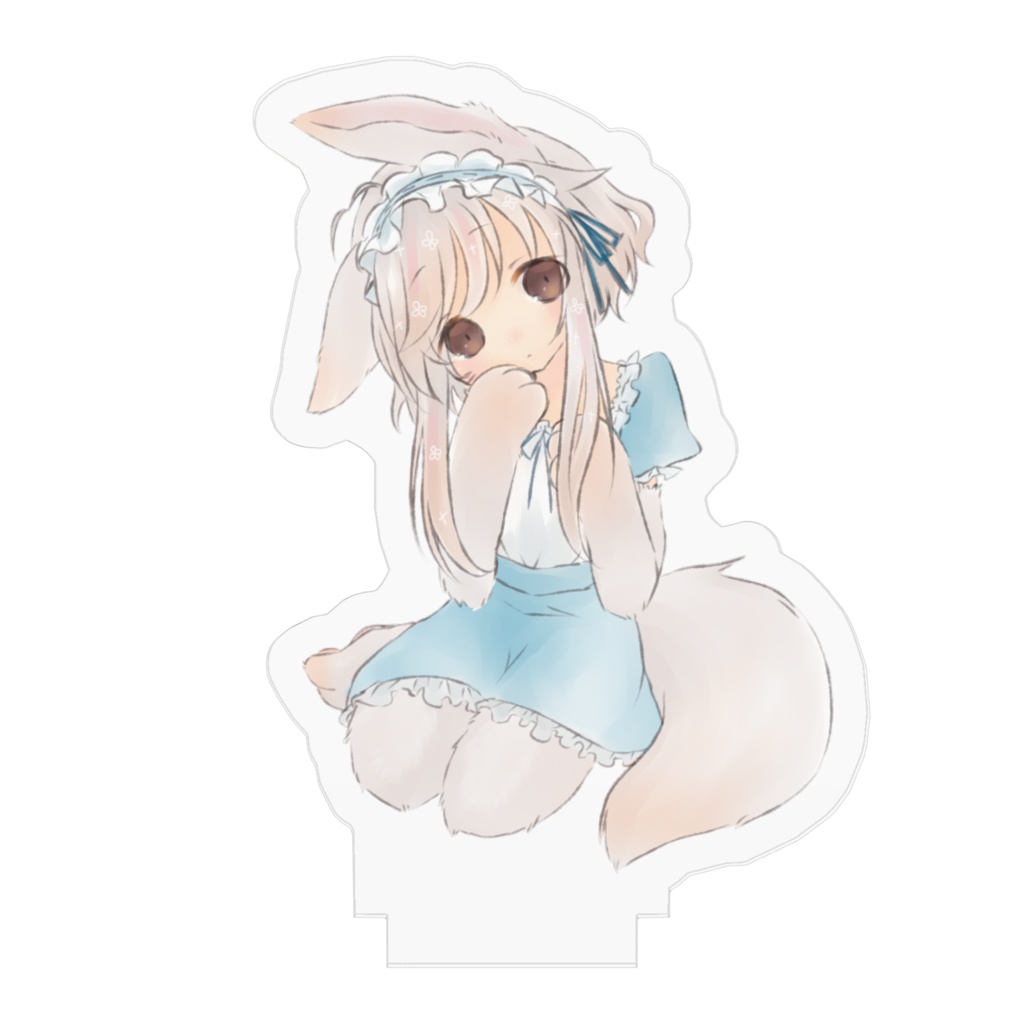 ひなたちゃん おめかしアクリルフィギュア(青)