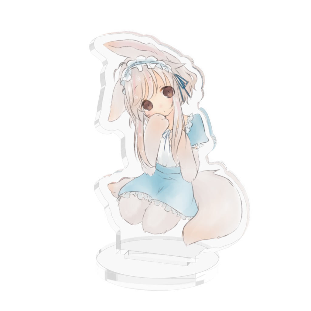 ひなたちゃん おめかしアクリルフィギュア(青)