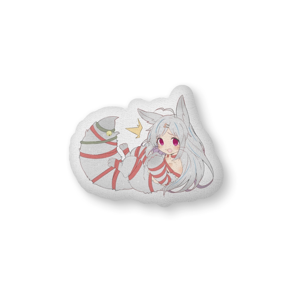 にゃみちゃんのふかふかくっしょん(リボン)