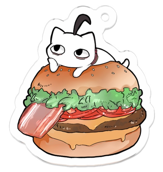 虚無猫inバーガー