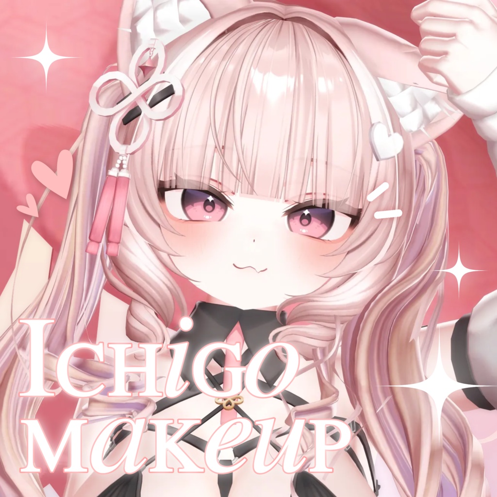 【イチゴ】🍓 Ichigo eye texture & make up body texture 🍓