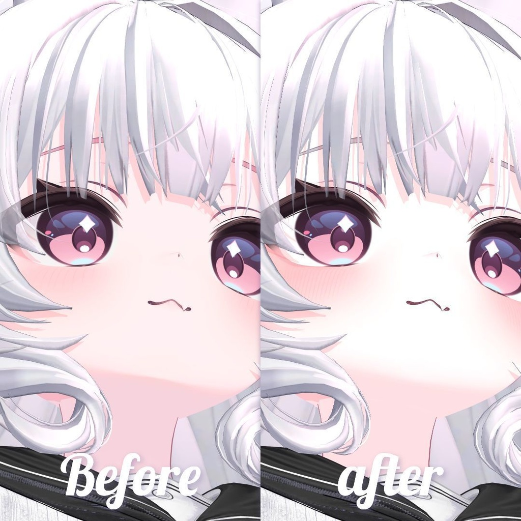 【プラム】 Pulm makeup + eyelashes + tongue Texture ₊˚⊹♡