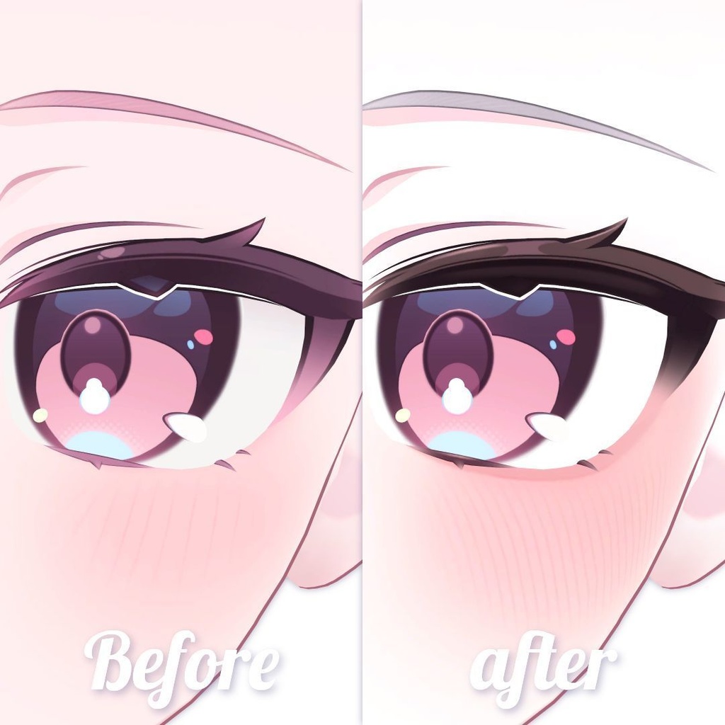 【プラム】 Pulm makeup + eyelashes + tongue Texture ₊˚⊹♡