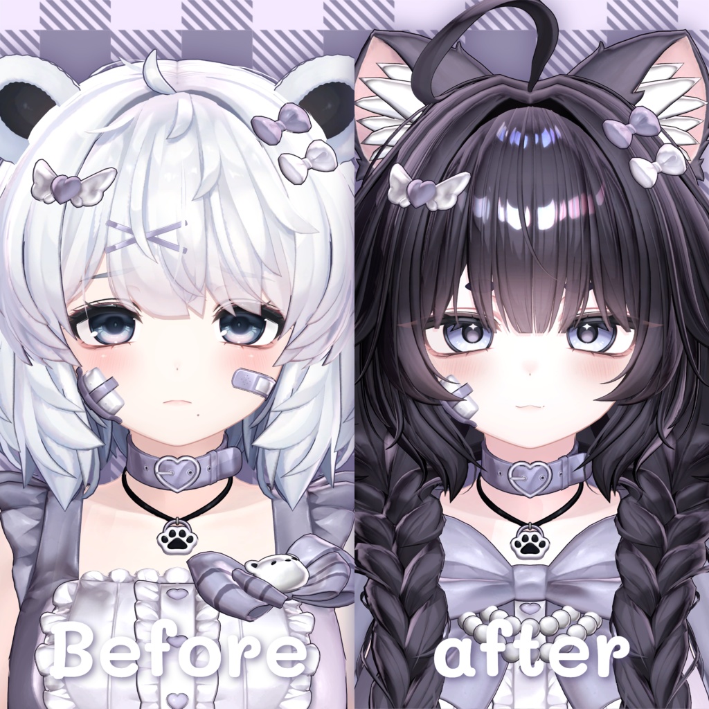 【クマリ】 ✦ KUMALY Make up + Eye Texture + Face Blendshapes ✦ ʕ•ﻌ•ʔฅ ⋆⭒˚。⋆꙳❅