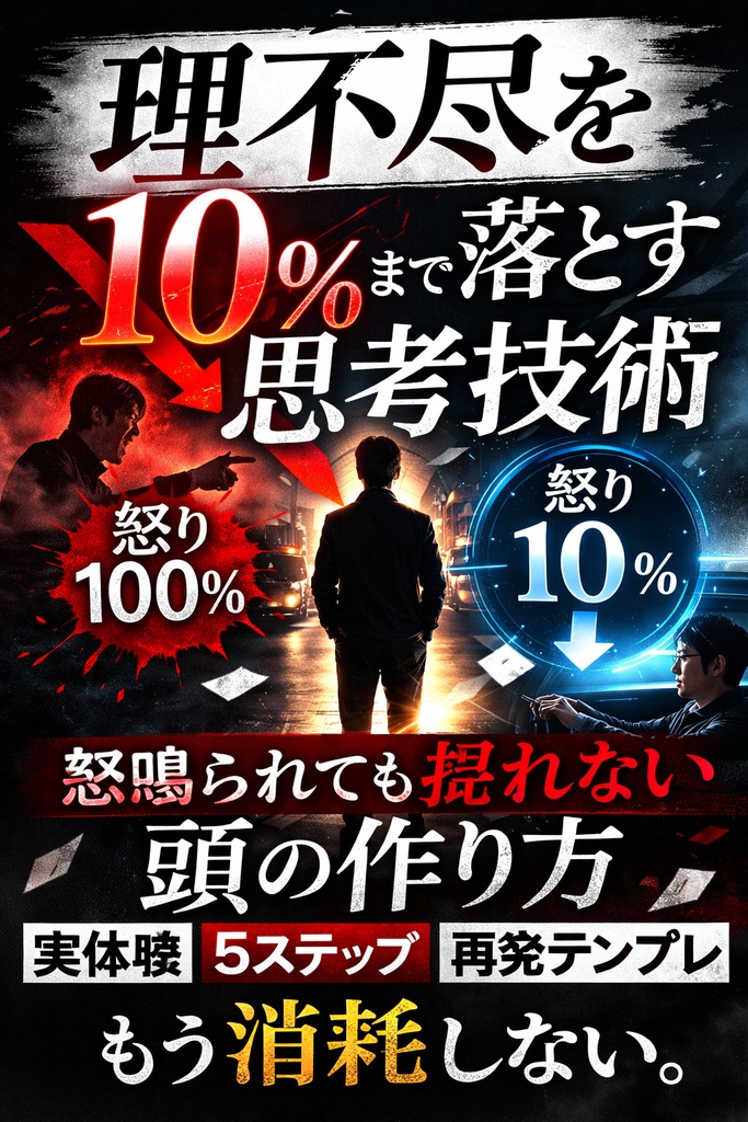 理不尽を10%まで落とす思考技術