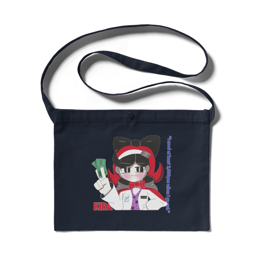 【鉄道擬人化】名鉄3100系 KIRAちゃん 小物入れバッグ