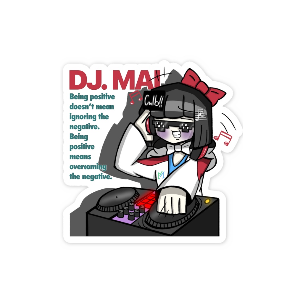 【鉄道擬人化】名鉄2200系 (MAIちゃん) ステッカー (DJ)