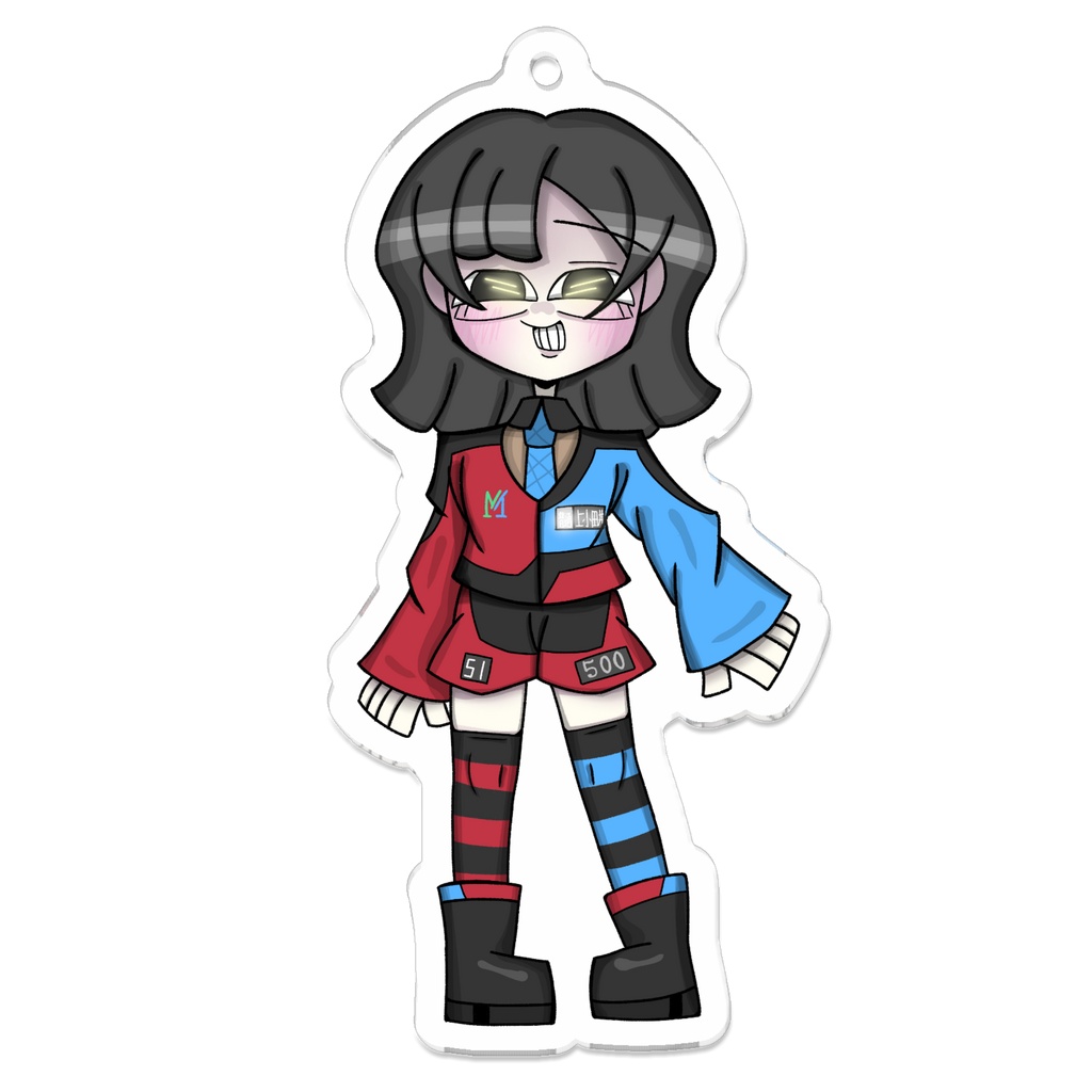 【鉄道擬人化】500系（ワオ）アクリルキーホルダー