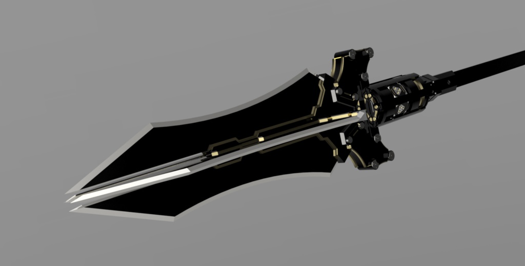 fbxモデル 槍 『LS3-X08 "Overture"』