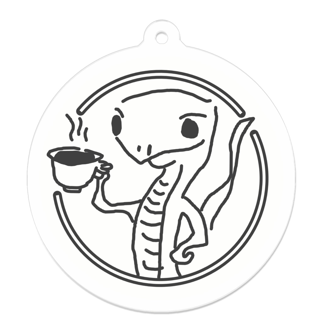 “とかげ珈琲店”オリジナル キーホルダー