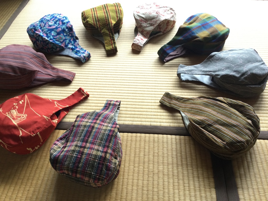 丸いシルエットが可愛い♡着物の反物をリメイクした“しずく型”バッグ