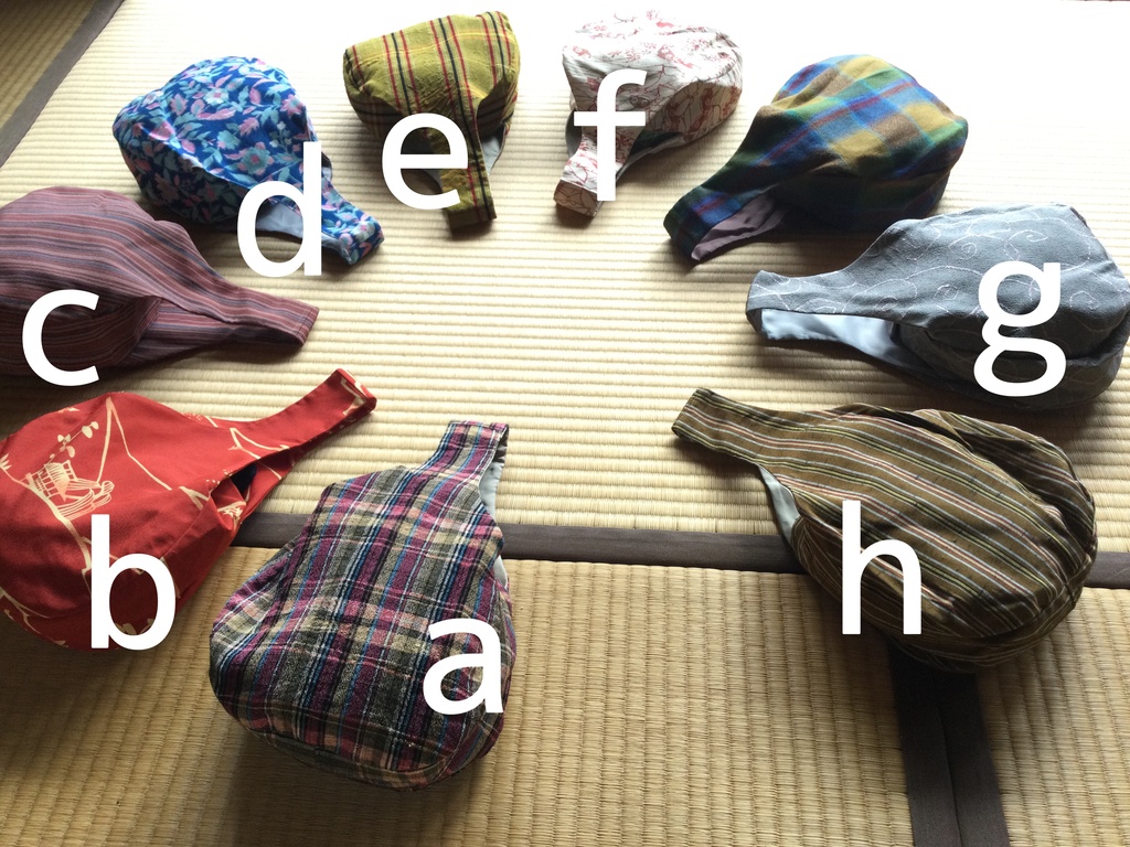 丸いシルエットが可愛い♡着物の反物をリメイクした“しずく型”バッグ