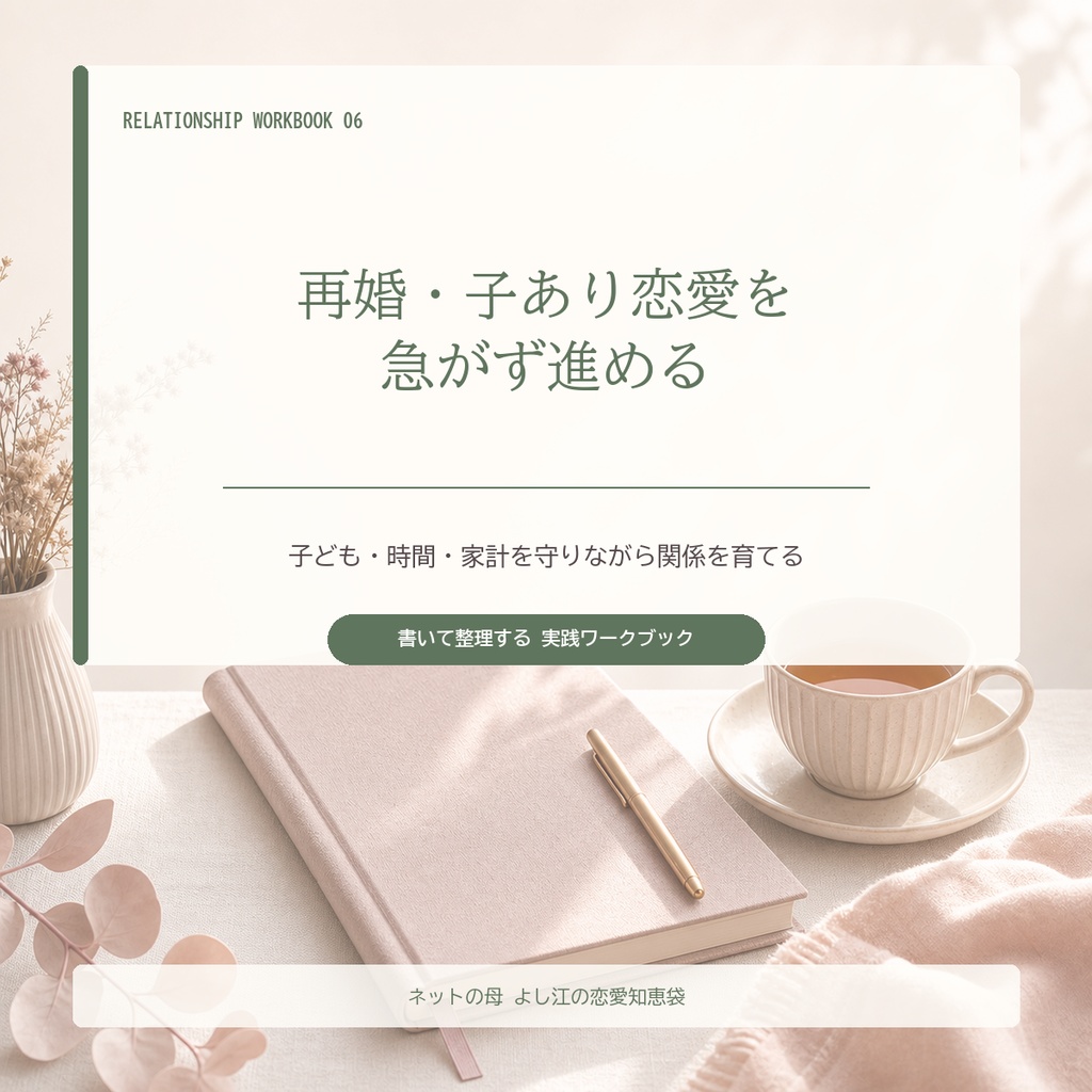 再婚・子あり恋愛を急がず進める|子ども・時間・家計を守りながら関係を育てる