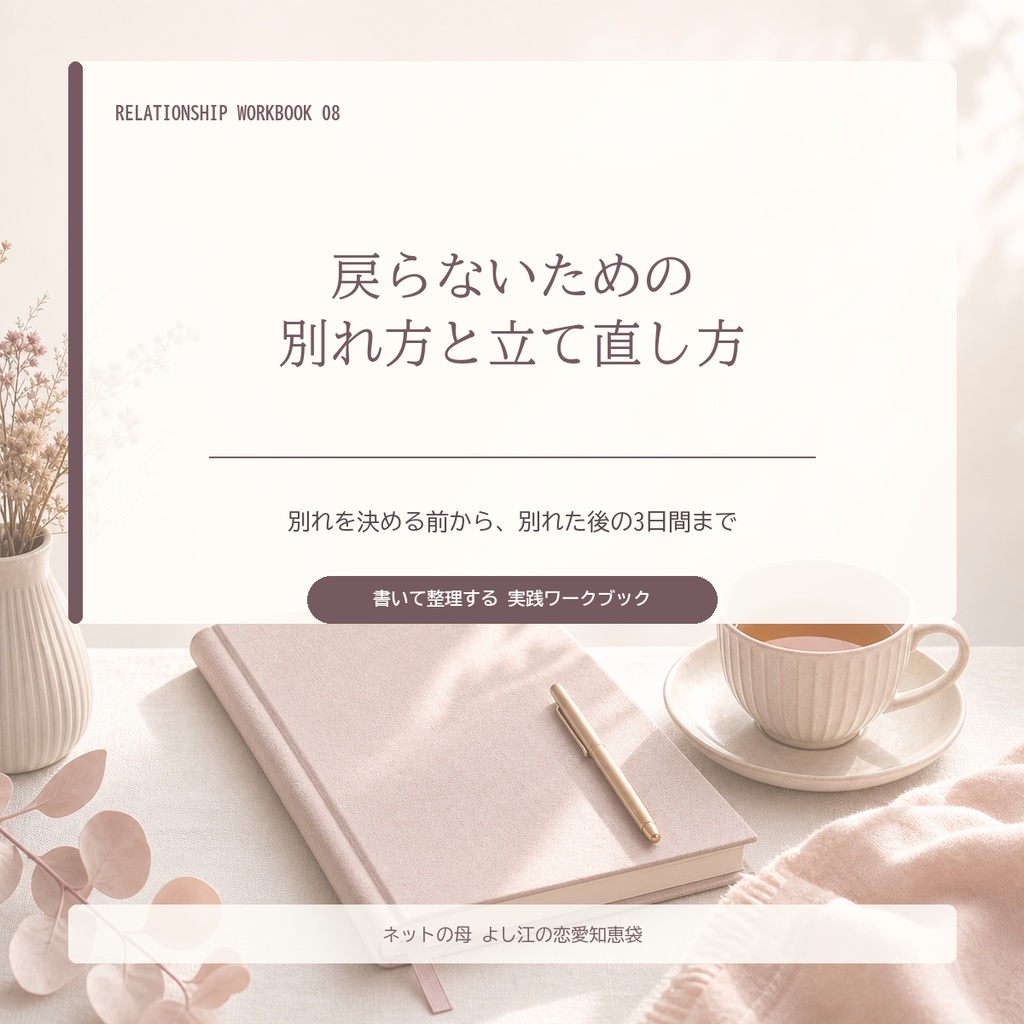戻らないための別れ方と立て直し方|別れを決める前から、別れた後の3日間まで