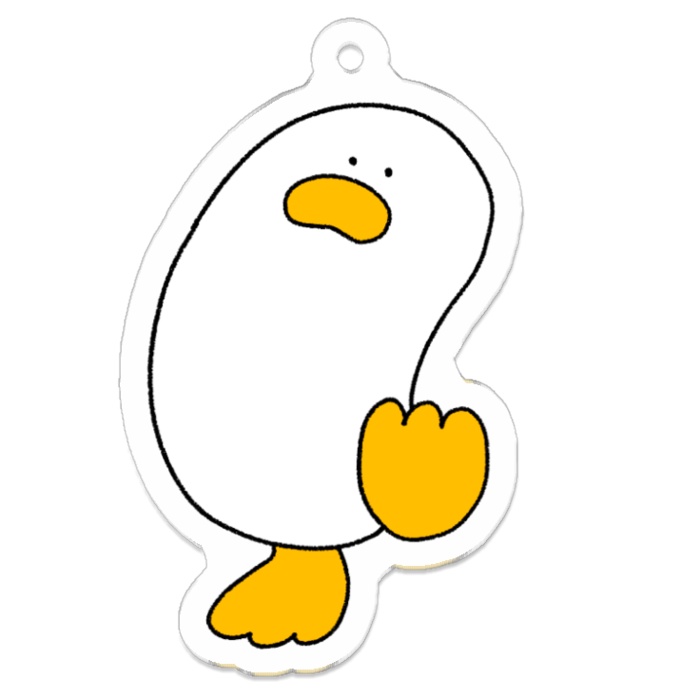 ルンルンキーホルダー(アヒルンルン)