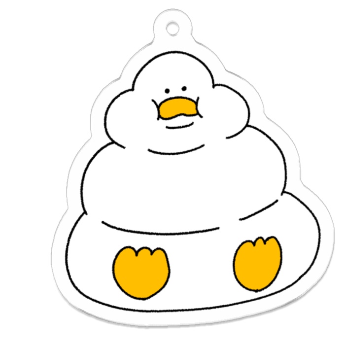 ルンルンキーホルダー(デブルンルン)