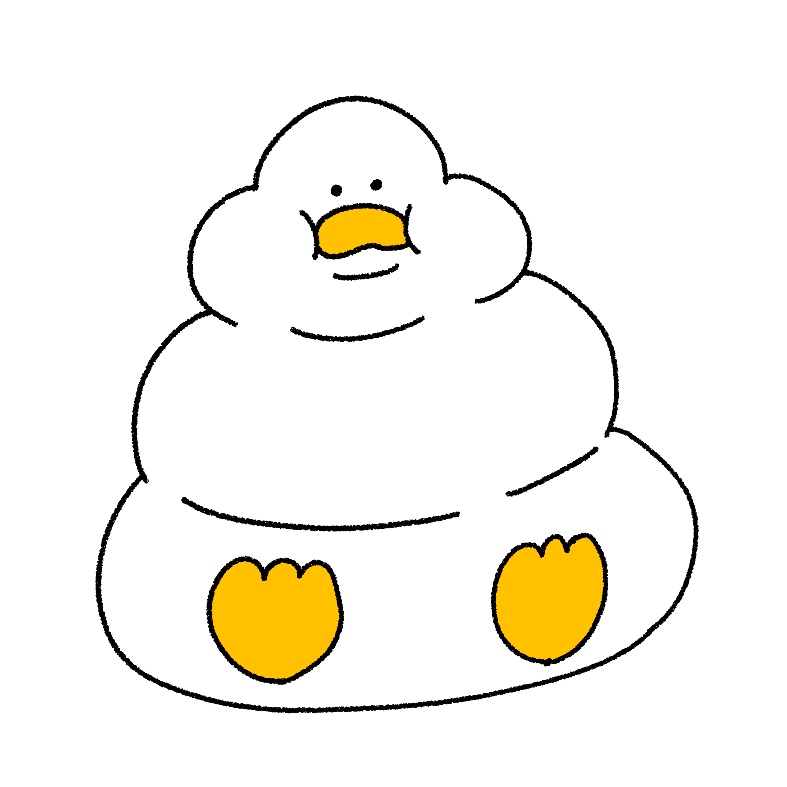 ルンルンキーホルダー(デブルンルン)