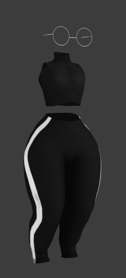 Maruchi Turtle Neck Crop with Sweats