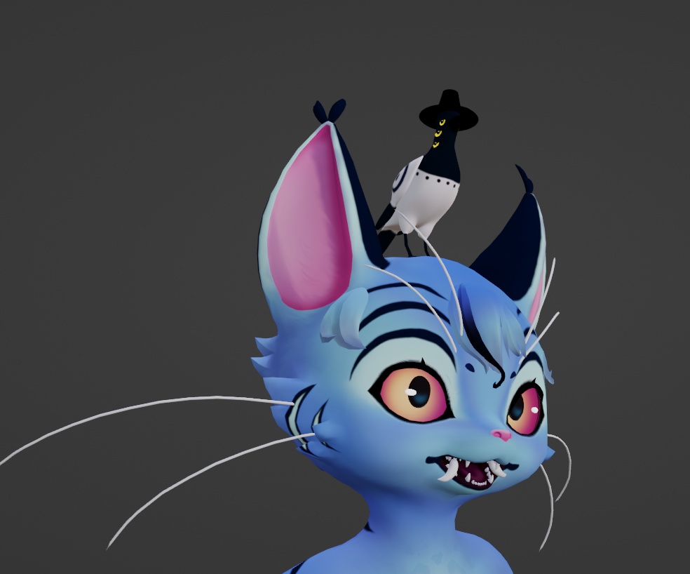 Nyancle KPop Demon Hunters Tiger Textures and Teeth