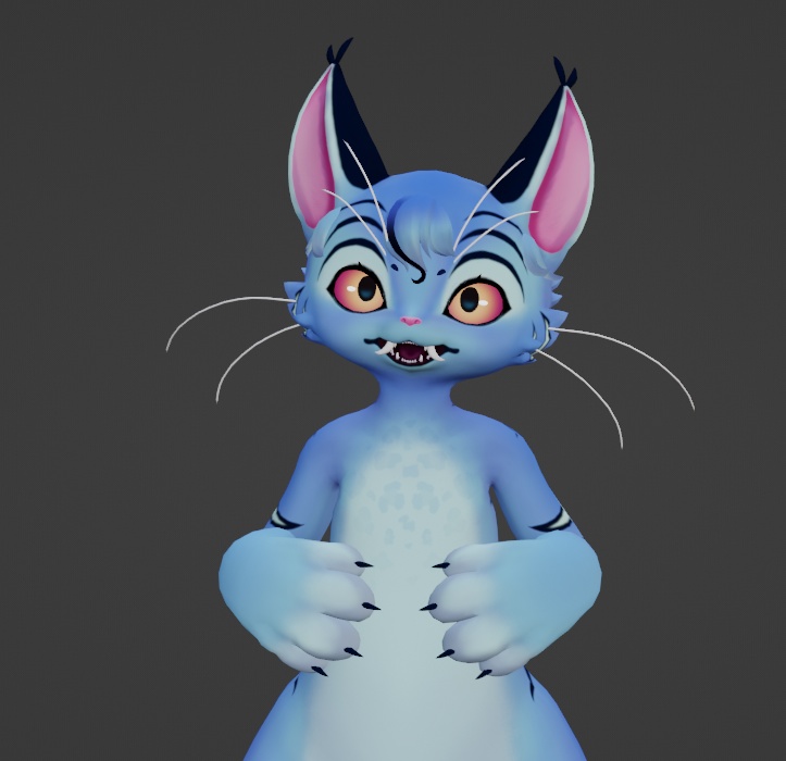 Nyancle KPop Demon Hunters Tiger Textures and Teeth