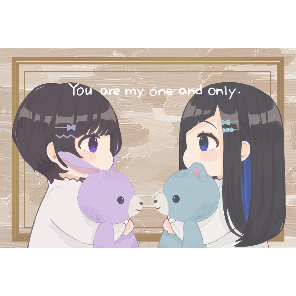 【ポストカード】🐰＆🐻‍
