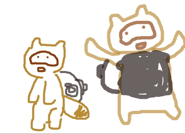 【フラットポーチ】ぶんぶく茶釜のたぬき