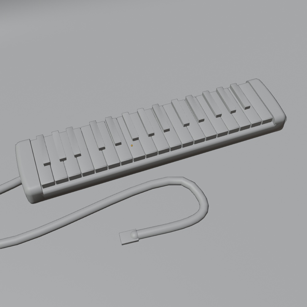 【3Dモデル】鍵盤ハーモニカ