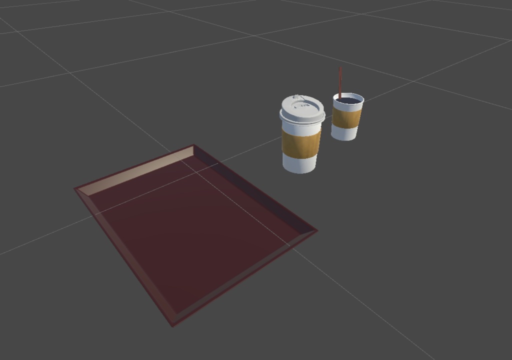 【3Dモデル】ちょっとおしゃれな紙コップ