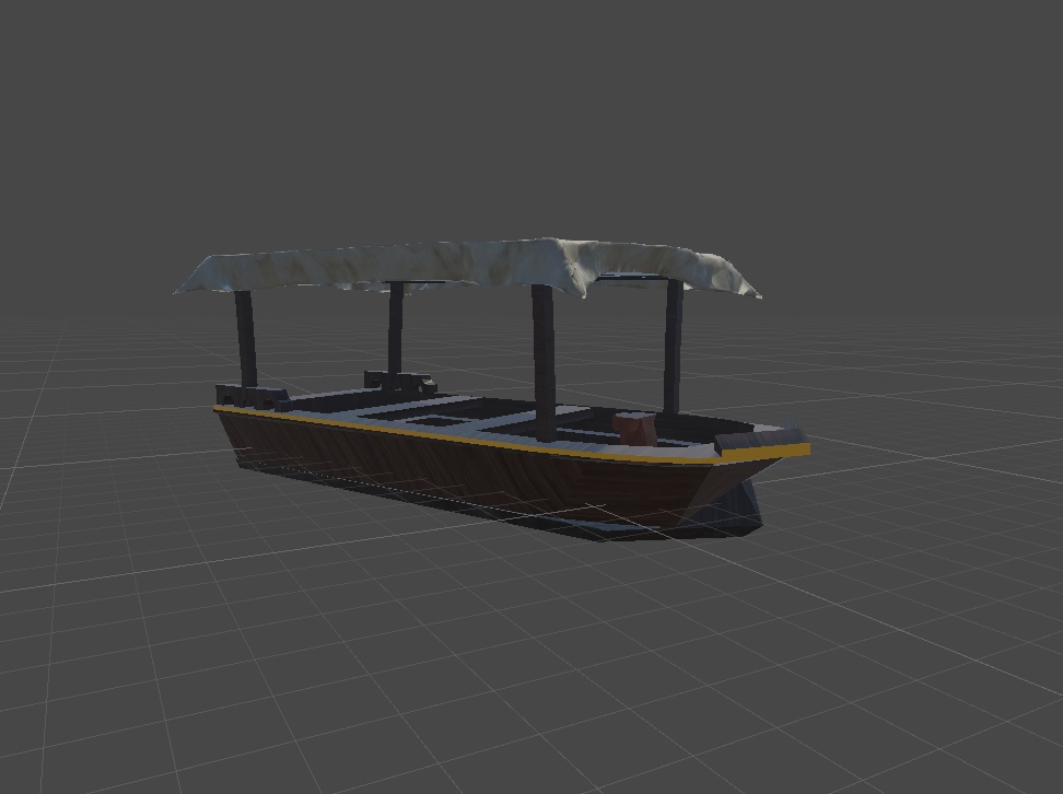 【3Dモデル】小さい船