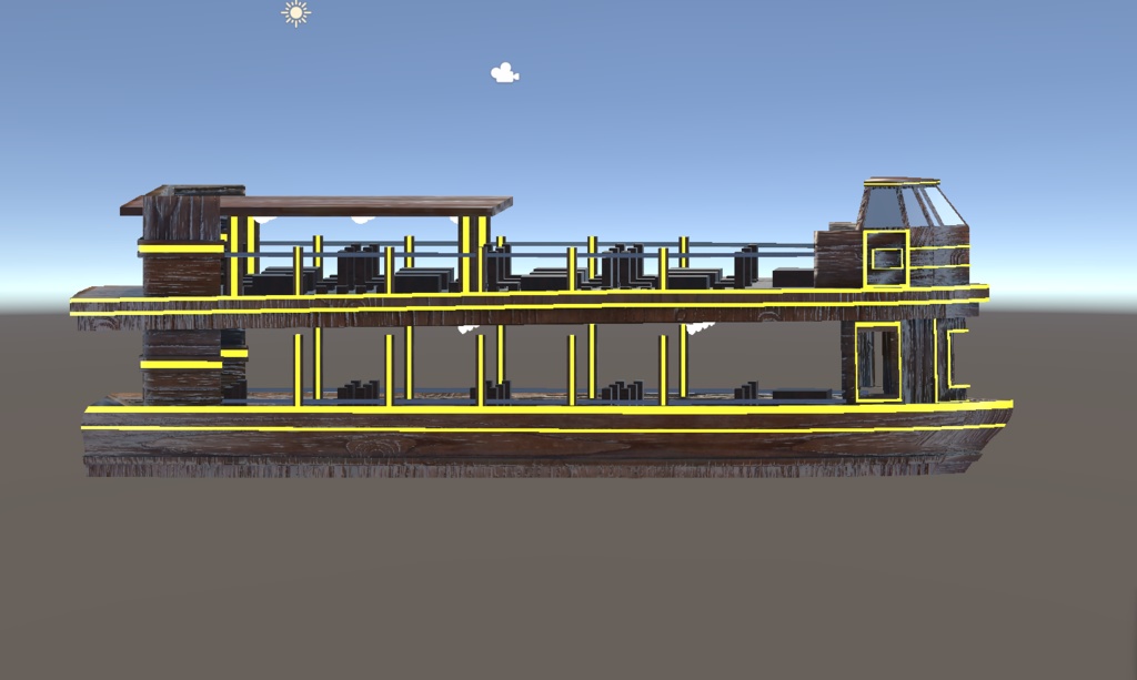 【3Dモデル】大きい船