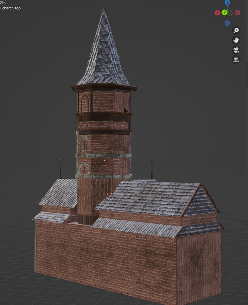 【3Dモデル】教会