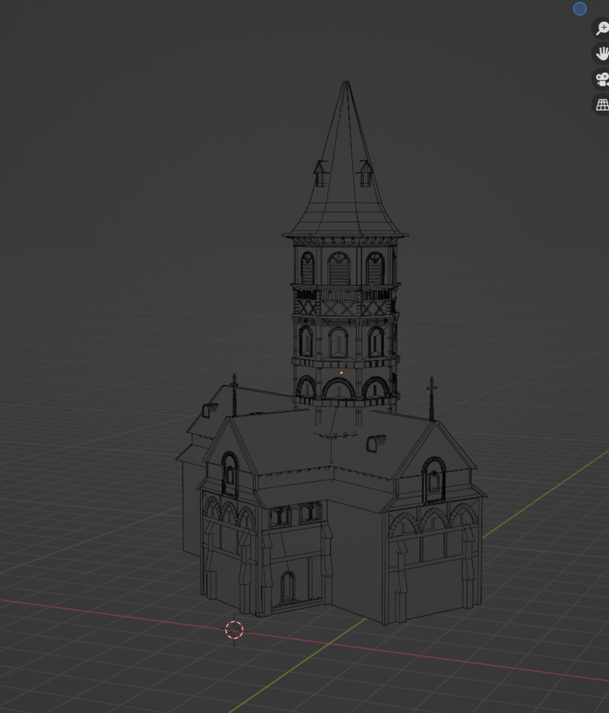 【3Dモデル】教会