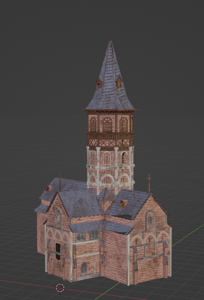 【3Dモデル】教会