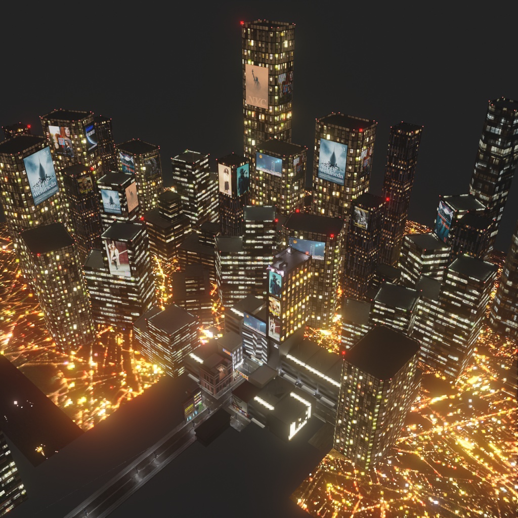 3O%Offセール中【3Dモデル】都市(City)アセットver