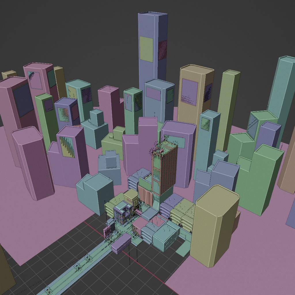 3O%Offセール中【3Dモデル】都市(City)アセットver