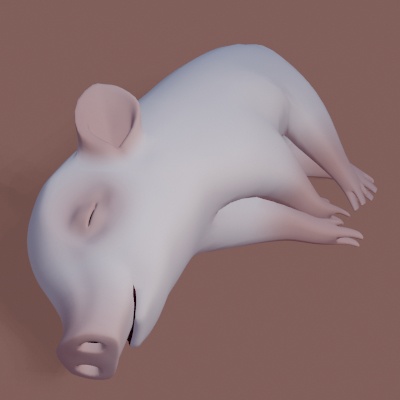 ブタさん@Blender