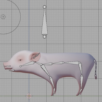ブタさん@Blender