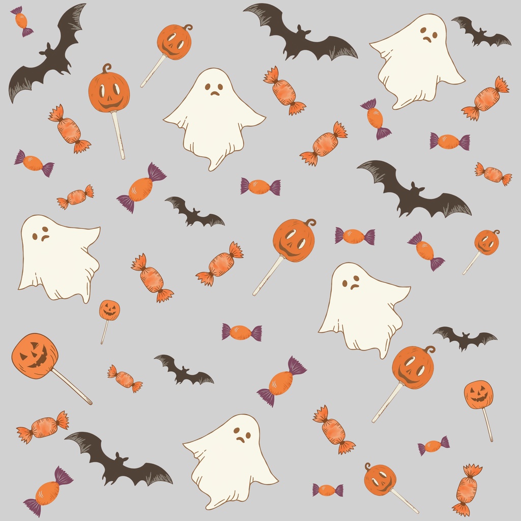 ハロウィン シームレスデジタルペーパー 5枚セット