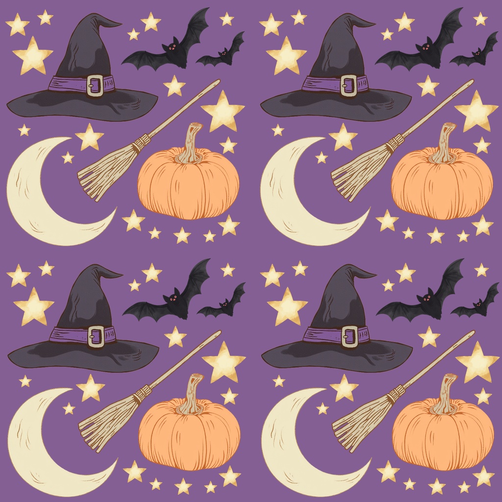 ハロウィン シームレスデジタルペーパー 5枚セット