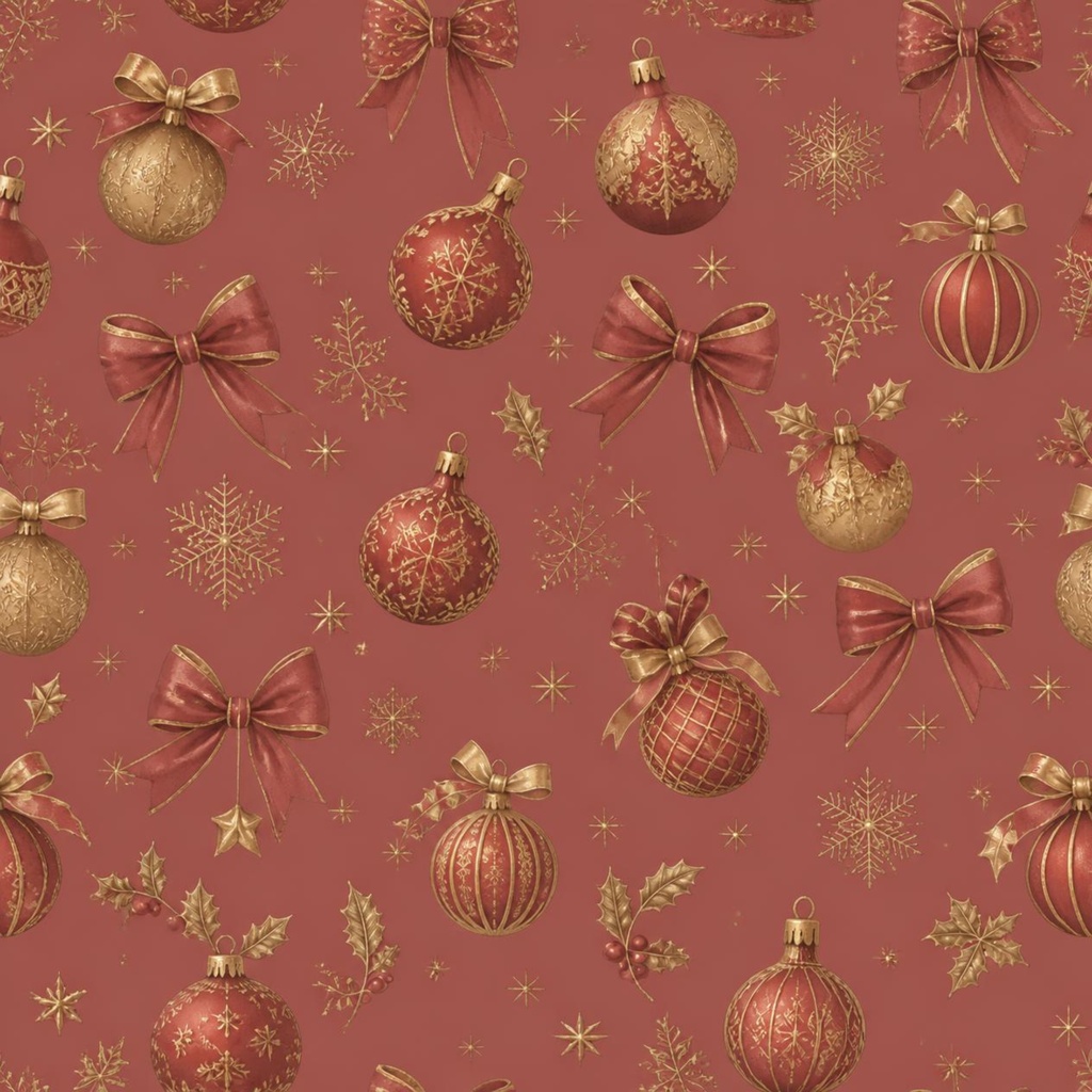 クリスマス デジタルペーパー 5枚セット|Nazuna Atelier