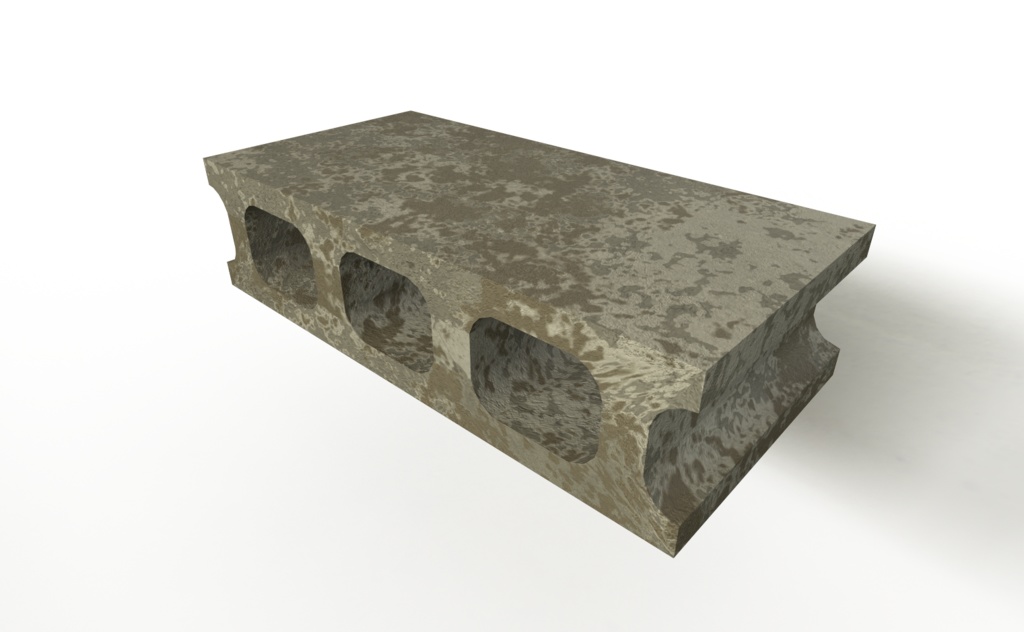 「無料」シンプルなコンクリートブロック