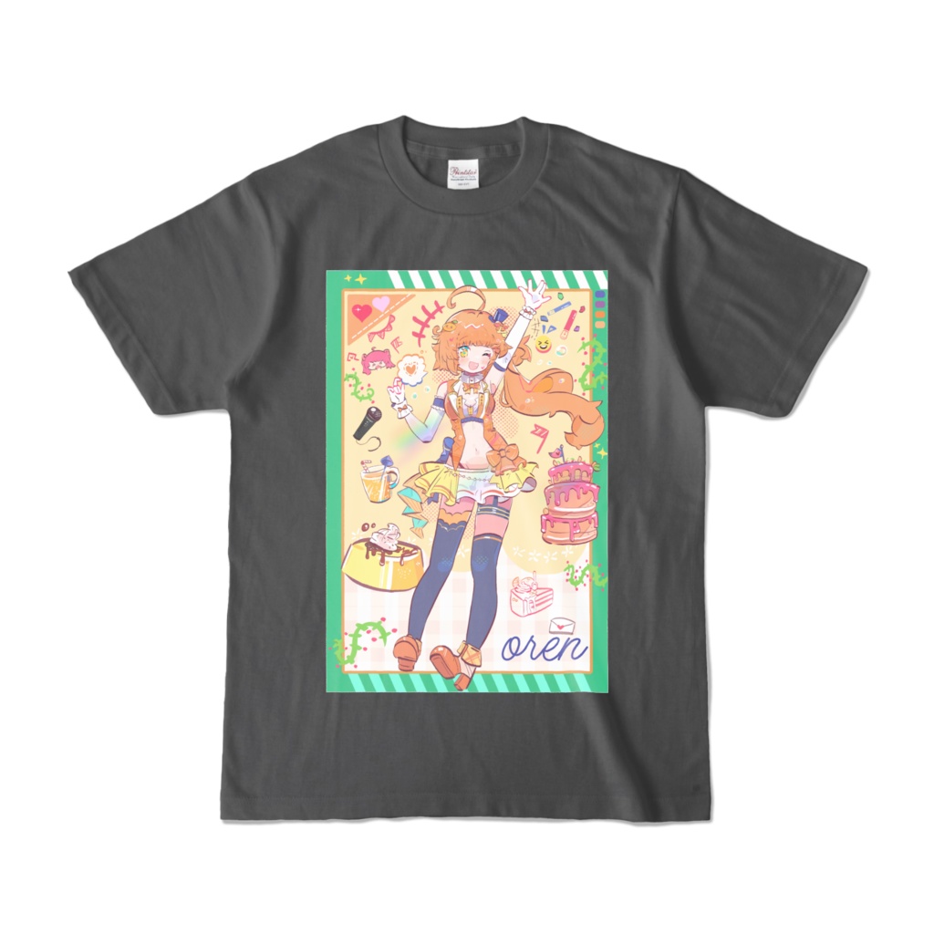  Idol t-shirt【Charcoal】