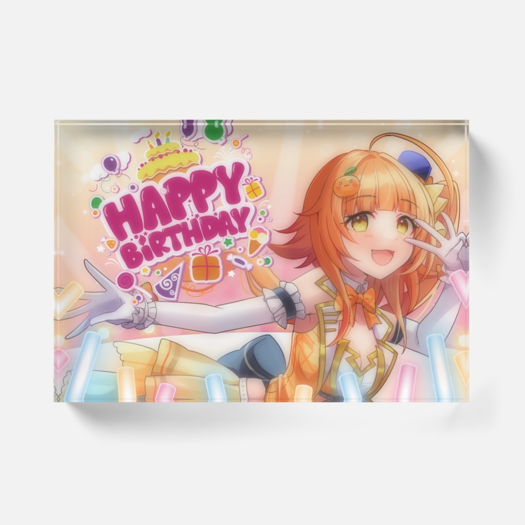2022 Birthday Acrylic Block