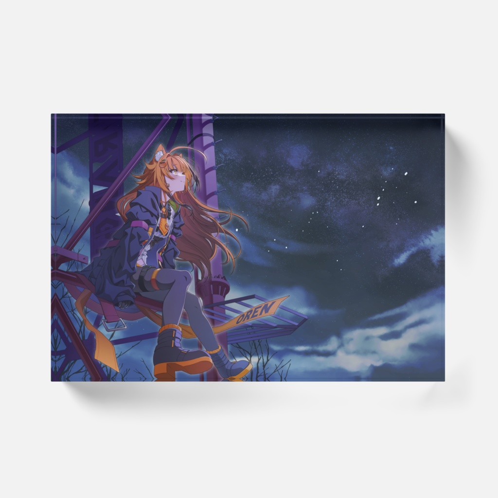 Oren3D Anniversary Acrylic Block