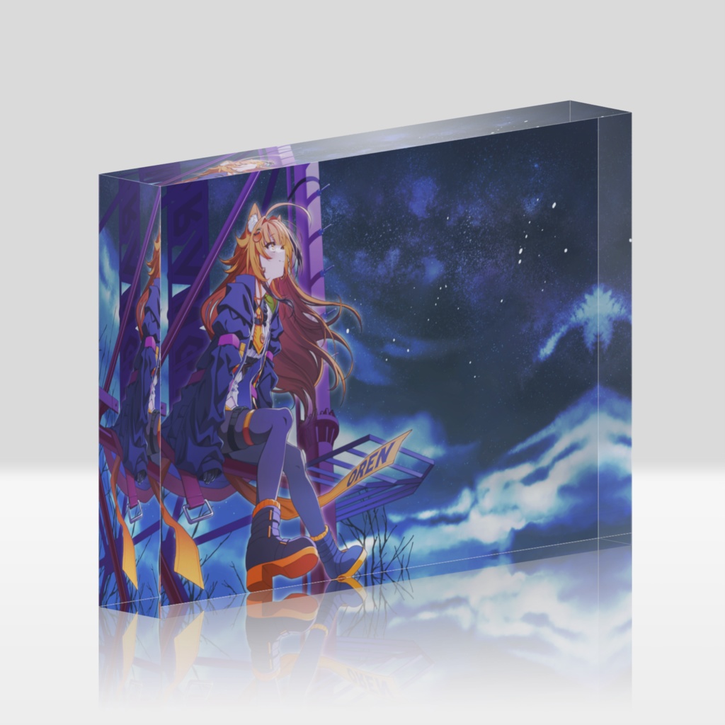 Oren3D Anniversary Acrylic Block