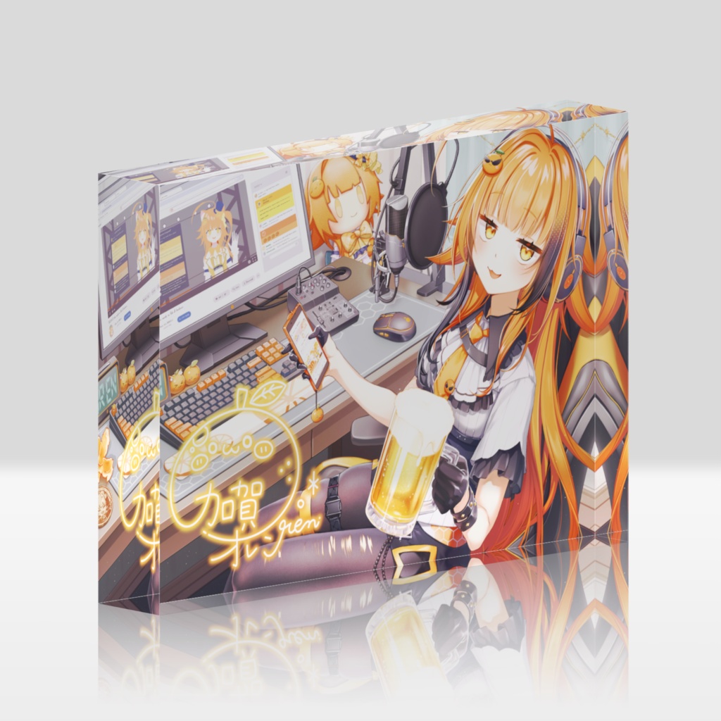 4th anniversary acrylic block