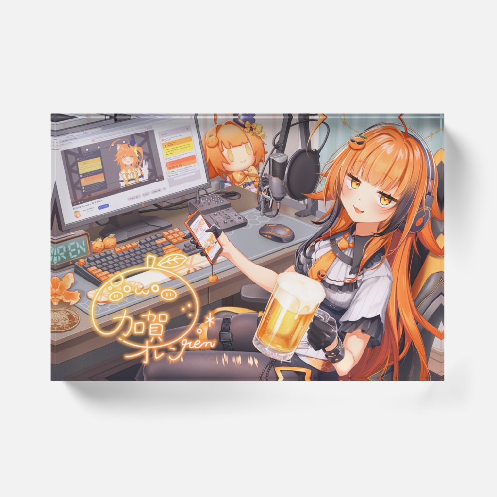 4th anniversary acrylic block